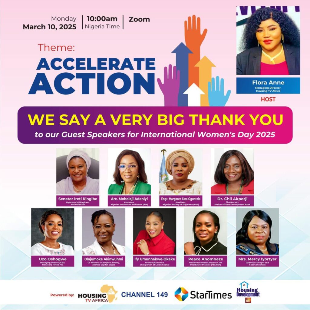 Housing TV Africa Marks International Women’s Day 2025 with Powerful Virtual Event